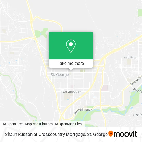 Shaun Russon at Crosscountry Mortgage map
