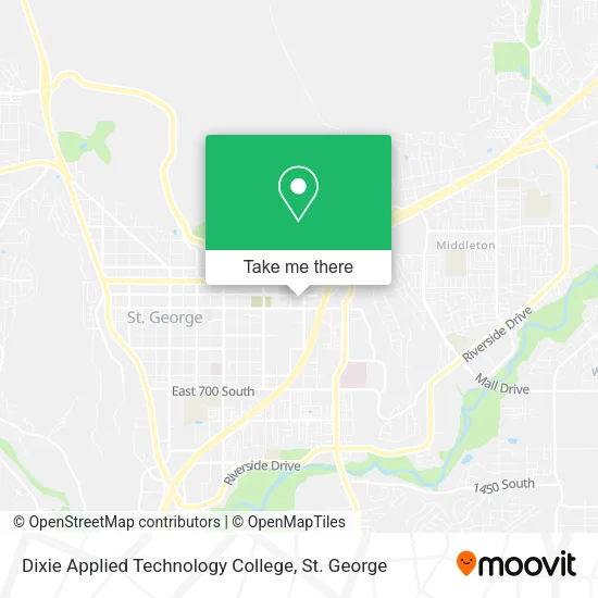 Mapa de Dixie Applied Technology College