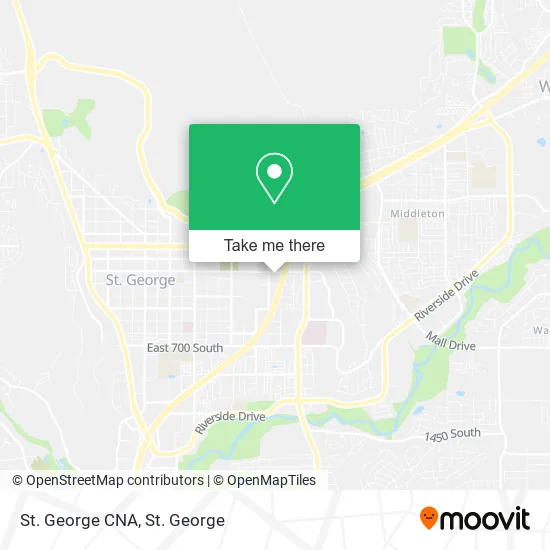 Mapa de St. George CNA