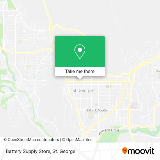 Battery Supply Store map