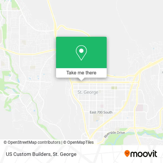 US Custom Builders map