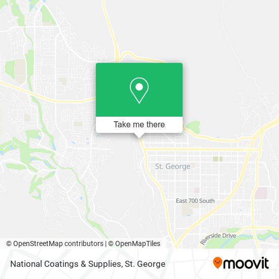 National Coatings & Supplies map