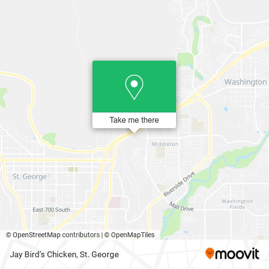 Jay Bird's Chicken map