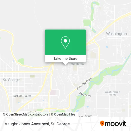 Vaughn Jones Anesthesi map