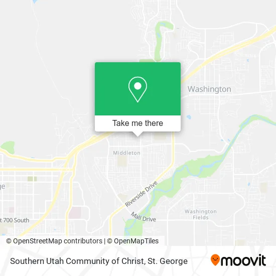 Southern Utah Community of Christ map