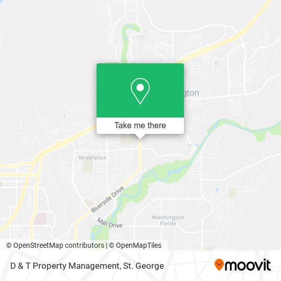 D & T Property Management map