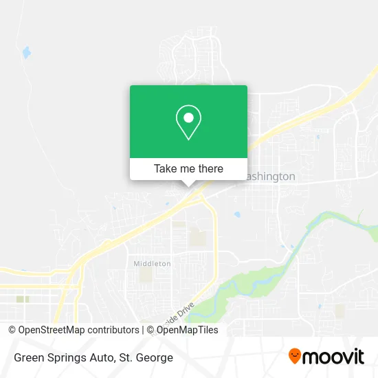 Green Springs Auto map