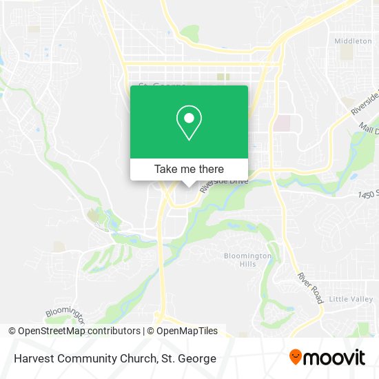 Harvest Community Church map