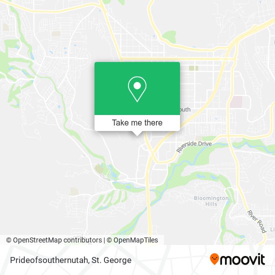 Prideofsouthernutah map