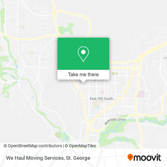 We Haul Moving Services map