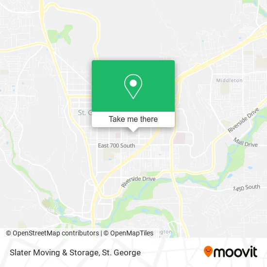 Slater Moving & Storage map