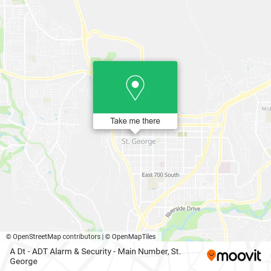 A Dt - ADT Alarm & Security - Main Number map