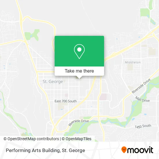 Mapa de Performing Arts Building