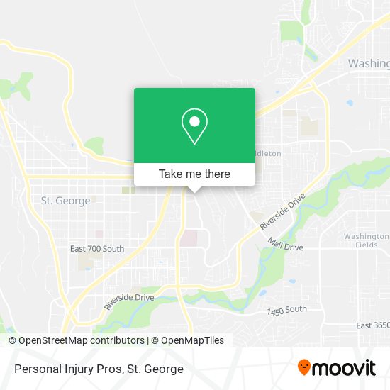 Mapa de Personal Injury Pros