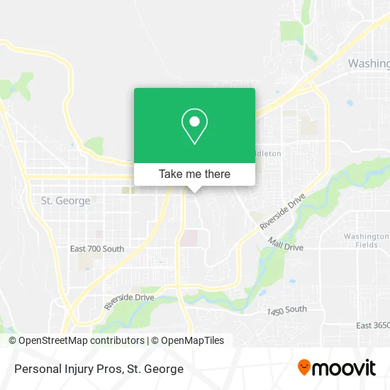 Mapa de Personal Injury Pros