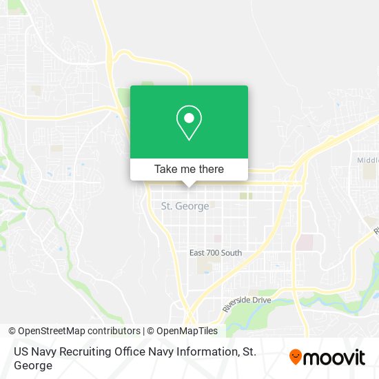US Navy Recruiting Office Navy Information map