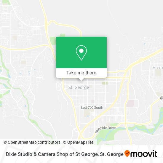 Dixie Studio & Camera Shop of St George map