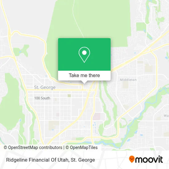 Ridgeline Financial Of Utah map