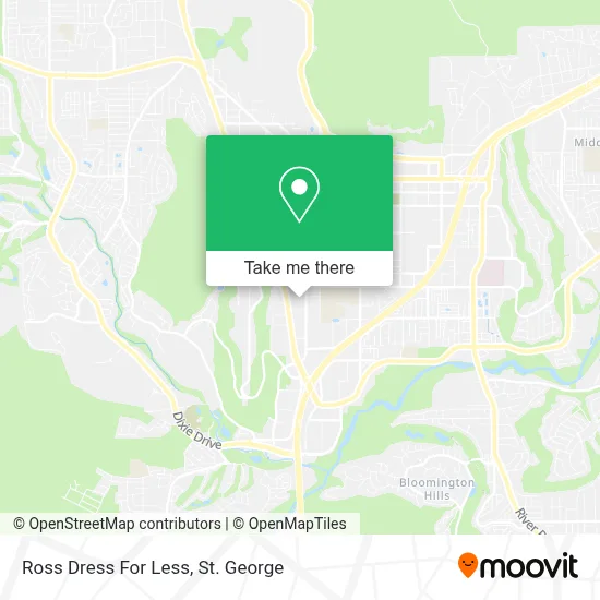 Ross Dress For Less map
