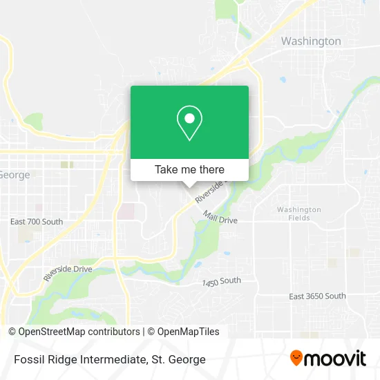 Fossil Ridge Intermediate map