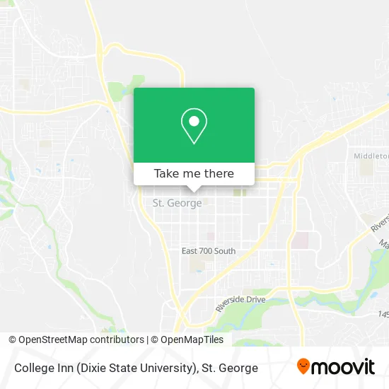 Dixie State University Campus Map How To Get To College Inn (Dixie State University) In St. George By Bus?