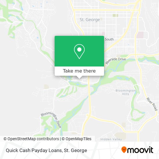 Quick Cash Payday Loans map