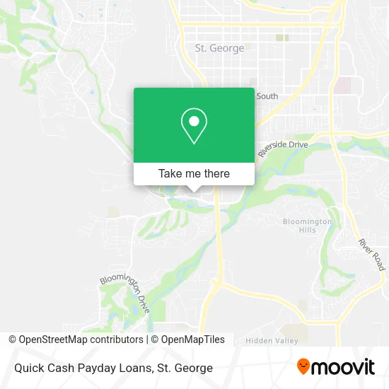 Quick Cash Payday Loans map