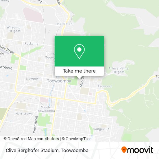Mapa Clive Berghofer Stadium