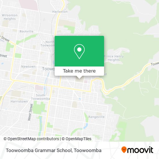 Toowoomba Grammar School map