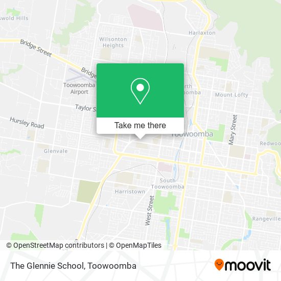 The Glennie School map