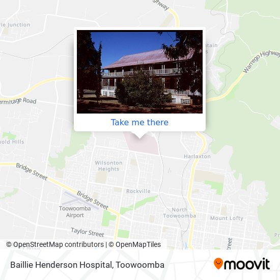 Mapa Baillie Henderson Hospital