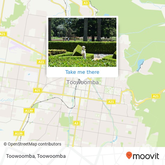 Toowoomba map