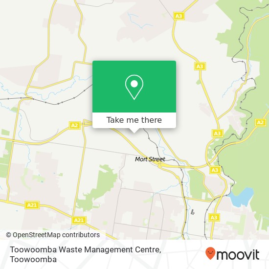 Toowoomba Waste Management Centre map
