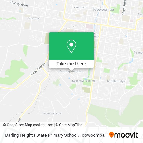 Mapa Darling Heights State Primary School