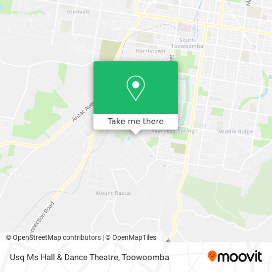 Usq Ms Hall & Dance Theatre map
