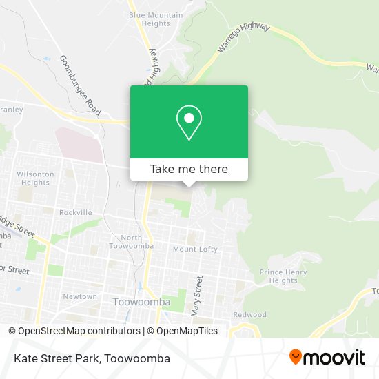 Kate Street Park map