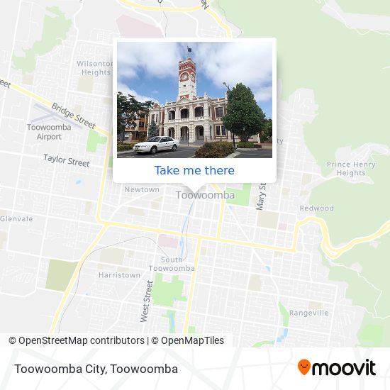 Toowoomba City map