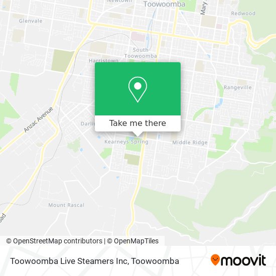 Toowoomba Live Steamers Inc map