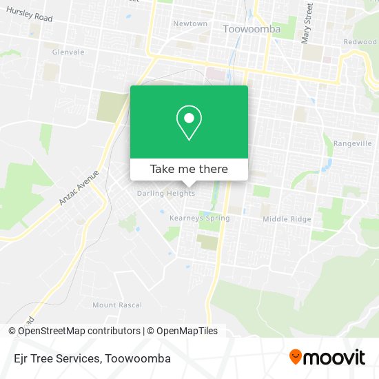 Ejr Tree Services map