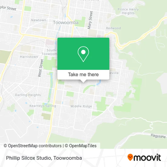 Phillip Silcox Studio map