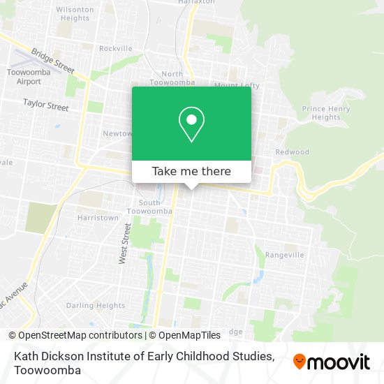 Kath Dickson Institute of Early Childhood Studies map