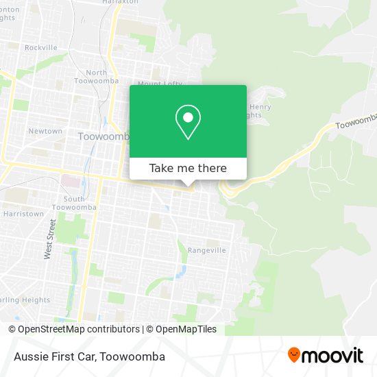 Aussie First Car map