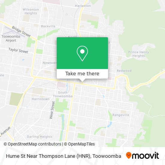 Hume St Near Thompson Lane (HNR) map