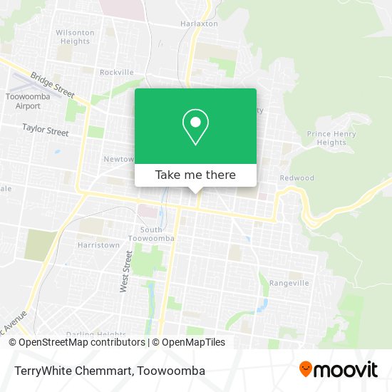 TerryWhite Chemmart map