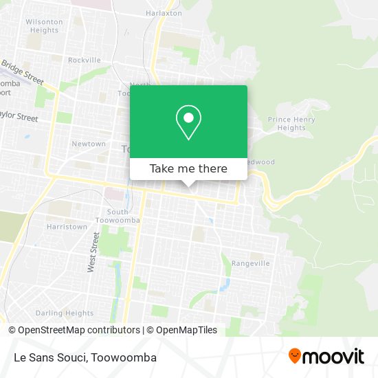 Le Sans Souci map