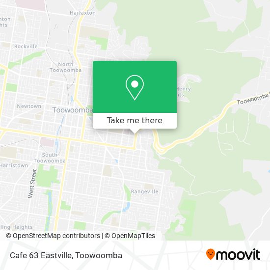 Mapa Cafe 63 Eastville