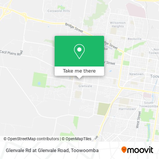 Mapa Glenvale Rd at Glenvale Road