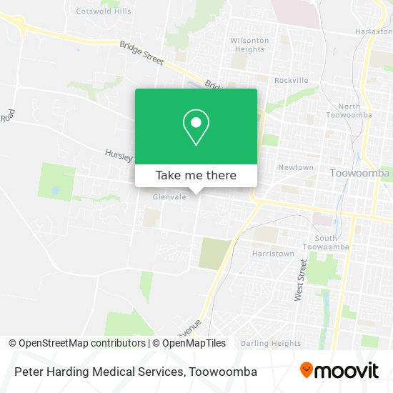 Peter Harding Medical Services map