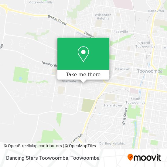 Dancing Stars Toowoomba map