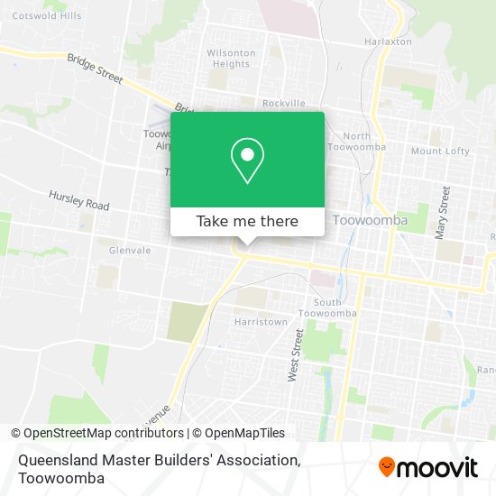 Queensland Master Builders' Association map